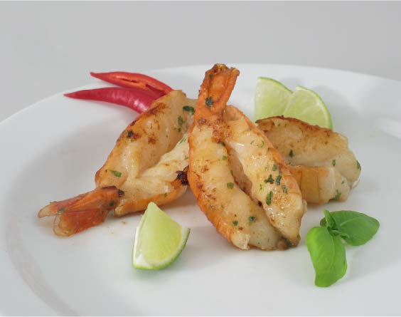 Garlic Marinated Prawns (Shell-On and Butterflied)